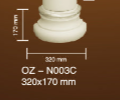 Column plain capital-N003P