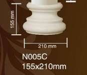 Column plain capital-N005P