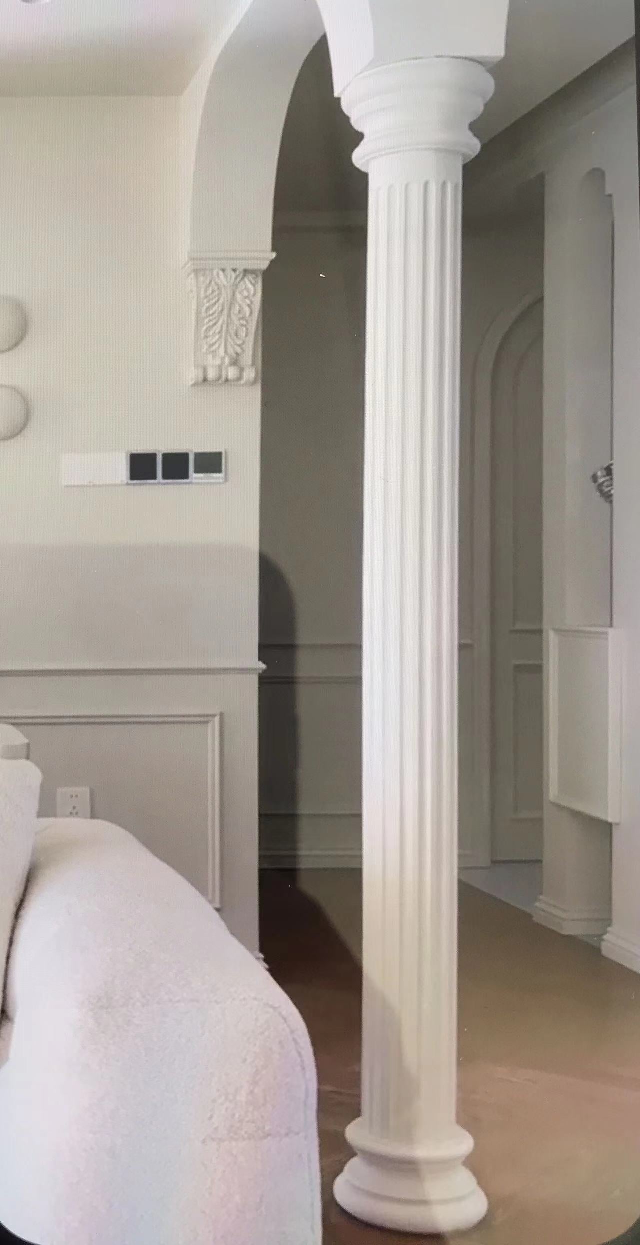 Column plain capital-N004P